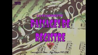 Clarinettiste1er CYCLE12emes et Passages de registre [upl. by Enelyad]