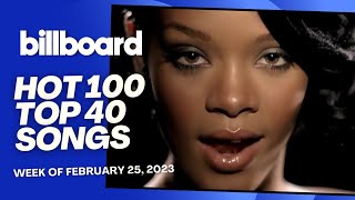 Billboard Hot 100  Top 40 Songs Week Of February 25 2023 [upl. by Leiruh]