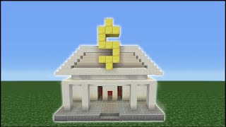 Minecraft Tutorial How To Make A Bank [upl. by Lauree954]