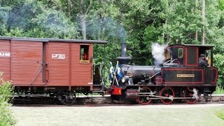 Lennakatten  Uppsala to Faringe museum railroad Sweden 2013 [upl. by Laiceps]