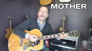 How to Play Mother by Pink Floyd Guitar Lesson [upl. by Obellia58]