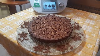 Sbrisolona al cacao con nutella e mascarpone per bimby TM6 TM5 TM31 [upl. by Mccallum]