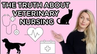 THE TRUTH ABOUT VETERINARY NURSING  duties stress expectations and pay [upl. by Joelly754]