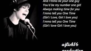 Justin Bieber  One Time Acoustic Lyrics [upl. by Ary]