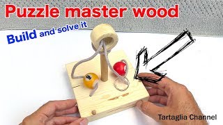 Rompicapo IMPOSSIBILE Costruiscilo con me  Puzzle master wood [upl. by Kasevich]