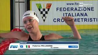 Federica Pellegrini  200m Women Freestyle  Campionati Italiani Assoluti 2021 [upl. by Alba]