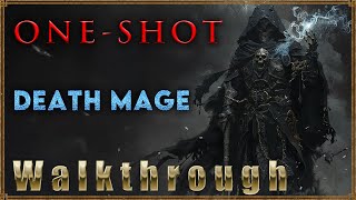 OneShot Death Mage Build Full Walkthrough Guide  Elden Ring [upl. by Afra]