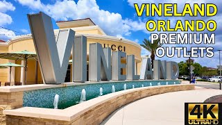 Vineland Premium Outlets Mall  ORLANDO FLORIDA 4K Walking Tour [upl. by Miun]