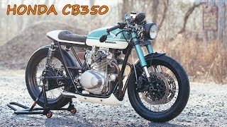 HONDA CB350 cafe racer [upl. by Basso291]