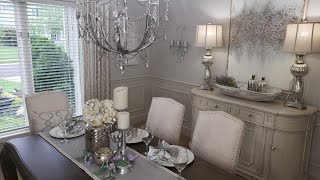 DINING ROOM DECORATING IDEASINTERIOR DESIGN3 TABLESCAPE IDEAS [upl. by Trah259]