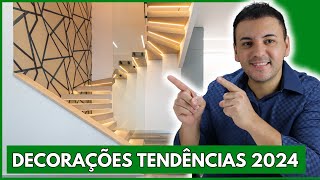 10 TENDÊNCIAS DE DECORAÇÕES PARA 2024 [upl. by Lammaj]