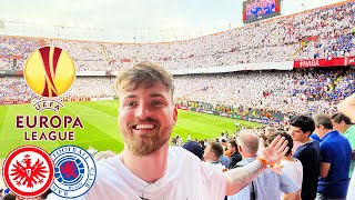 Eintracht Frankfurt vs Glasgow Rangers  Finale Stadionvlog 🏆  Unglaubliche Fans  ViscaBarca [upl. by Squire]