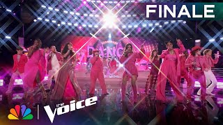 The Top 12 Finalists and Rudi Perform Dua Lipas quotDance The Nightquot  The Voice Live Finale  NBC [upl. by Nniuq]