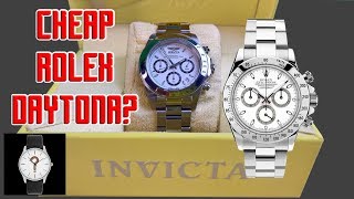 Invicta Speedway  CHEAP ROLEX DAYTONA  Should I Time This [upl. by Matlick]