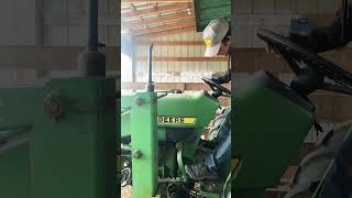 John Deere 1050 cold start ￼ [upl. by Adlitam913]