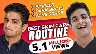 EASY amp BEST Skin Care Routine  Easy Solutions For Pimples Dark Spots and Acne Removal  BeerBiceps [upl. by Georgie]