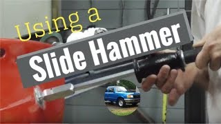 How to Remove a Dent with a Slide Hammer  Start to Finish [upl. by Echikson]