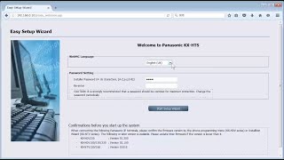 Panasonic KXHTS Series Setup Guide aid 0102 Web MC [upl. by Anital]