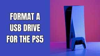 How to format a USB drive for your PS5 on a PC [upl. by Lustick]