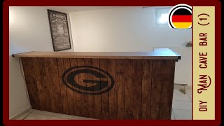 Bar selbst bauen  Man Cave Teil 1  DIY Bar [upl. by Onitnas359]