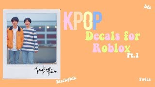 KPOP DECALS FOR ROBLOX [upl. by Bevan]