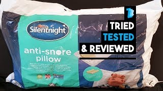 Silentnight AntiSnore Pillow  Tested amp Reviewed [upl. by Enitsenre]