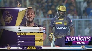 KKR vs MI 2019 Highlights KKR v MI Match 47 IPL 2019 Full Match Highlights [upl. by Malcolm893]