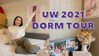 DORM TOUR 2021  UNIVERSITY OF WASHINGTON Lander Hall [upl. by Aehsat]