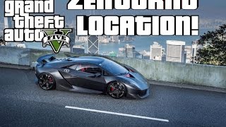 GTA V ZENTORNO LOCATION STORY MODE [upl. by Yllier]