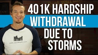 401k hardship withdrawal due to storms DO NOT DO THIS [upl. by Eric]