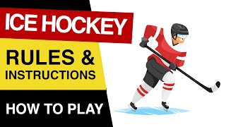 🏒 Rules Of Ice Hockey  How To PLAY Ice Hockey  Ice Hockey Rules For Beginners EXPLAINED [upl. by Sherri]