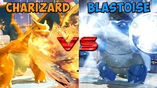 Pokemon battle revolution  Charizard vs Blastoise [upl. by Yonah]