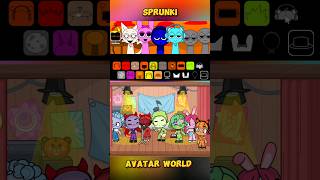 AVATAR WORLD VS SPRUNKI incredibox sprunki [upl. by Sauncho]