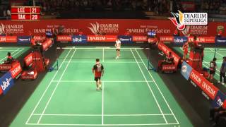 Lee Chong Wei shows his beautiful footwork at INDIAN PART2 [upl. by Kreindler387]