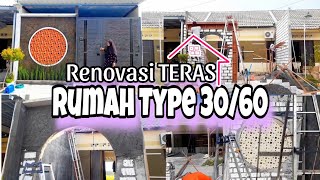 Part 2 Renovasi Teras Rumah Type 3060 [upl. by Airemat977]