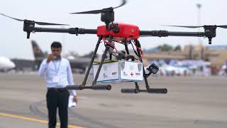 Indias first medical delivery platform amp medical drone delivery demo in 2020 to DGCA amp MoCA [upl. by Atcele186]