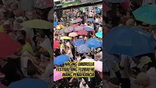 Umbrella festival FLUVIAL PROCESSION peñafrancia2024 fluvial festival blessings fypシ゚viral [upl. by Nanine792]