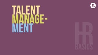 HR Basics Talent Management [upl. by Garv]