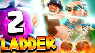 TOP 2 LADDER WITH 8000 TROPHIES  Clash Royale [upl. by Delwyn]