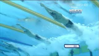 박태환 세계선수권대회 금메달 20110724 TH PARK 400M swimming [upl. by Raymond]