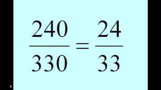 Equivalent Fractions  Finding the Lowest Terms [upl. by Eastlake]