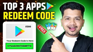 Top 3  Free Redeem Code App 2024  Google Play Redeem Code  Free Redeem Code [upl. by Leesen236]