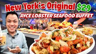 New Yorks Original Lobster Seafood Buffet 29 all you can eat Lobster Feast at UMI Buffet [upl. by Loise]