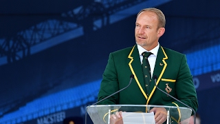 Watch Francois Pienaars powerful eulogy for Joost van der Westhuizen [upl. by Rusell626]