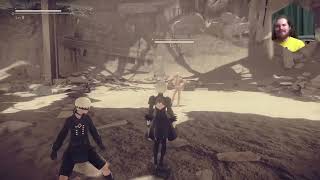 NieR Automata quotUm Hiquot  unit102alpha on Twitch [upl. by Arinaid]