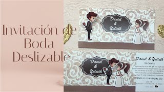 INVITACION DE BODA DESLIZABLE [upl. by Salvay]