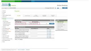 Standard Chartered Bank SCB Payment Flow  Internet Banking [upl. by Yentrok]