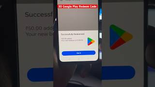 50 Free Google Play Redeem Code shorts [upl. by Saree]