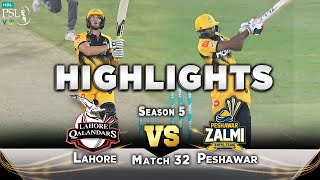 Peshawar Zalmi Inning Full Highlights  Lahore vs Peshawar  Match 32  HBL PSL 2020  MB2T [upl. by Dierolf]