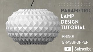 grasshopper tutorial  Parametric lamp design [upl. by Arramat151]